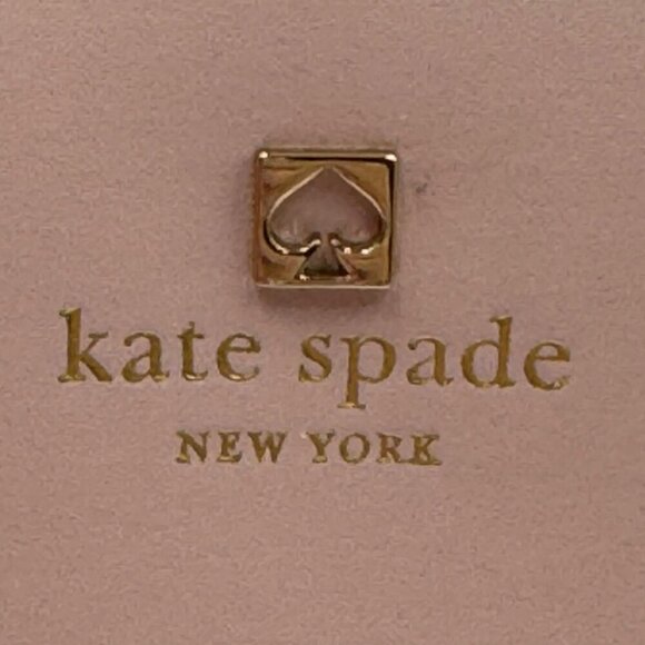 Kate Spade Large Tori Tote Soft Pink Leather Handbag With Dual Handles & Bow - Picture 7 of 12